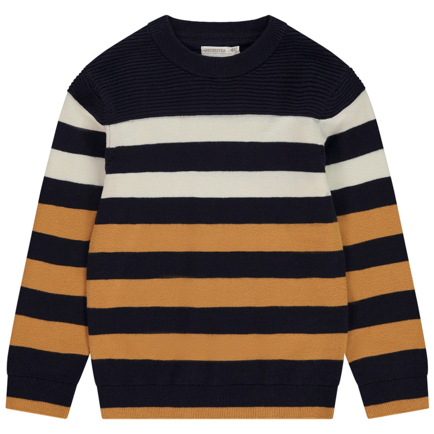 Gestreepte fantasietrui voor jongen 