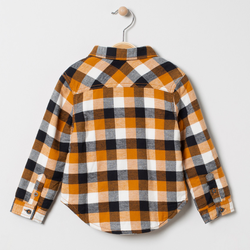 Surchemise à carreaux en flanelle en sherpa 