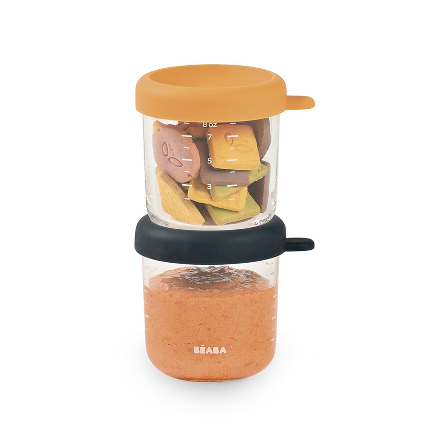 Pot de conservation en verre 250ml Night Blue 2pcs Honey 