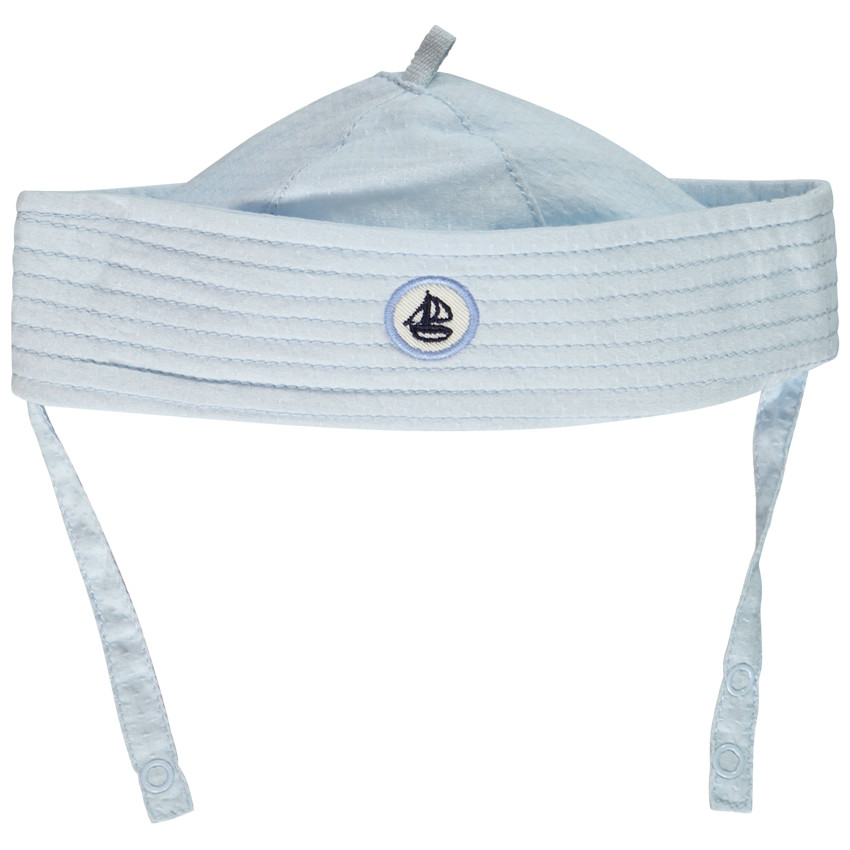 Marin bob met zeil borduursel voor baby jongen 