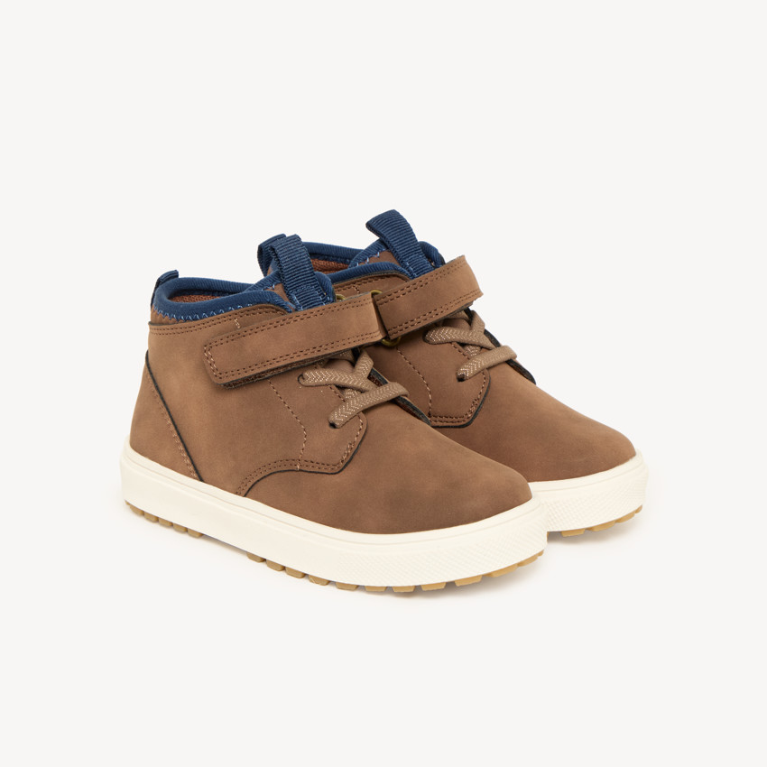 Jongen schoenen met elastische veters en klittenband 