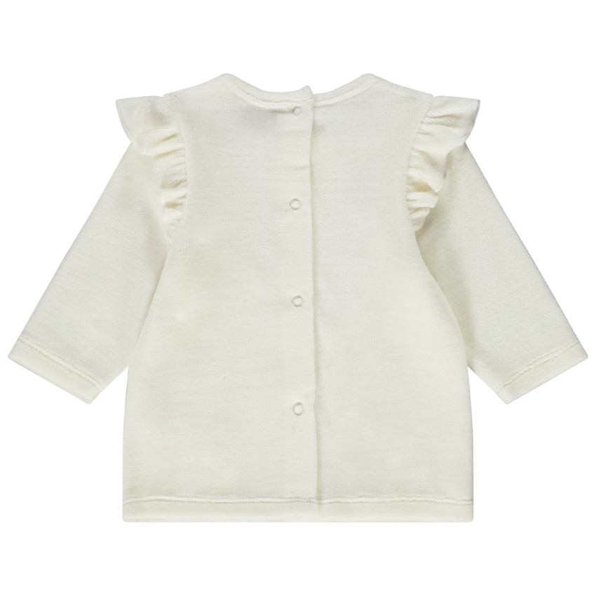 Pyjama 2-delig in fluweel voor baby meisje 