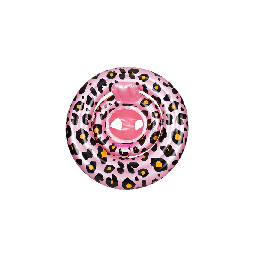 BE-BOUEE BAIGNADE SIÈGE FLOTTANT LEOPARD ROSE 0-1 AN 