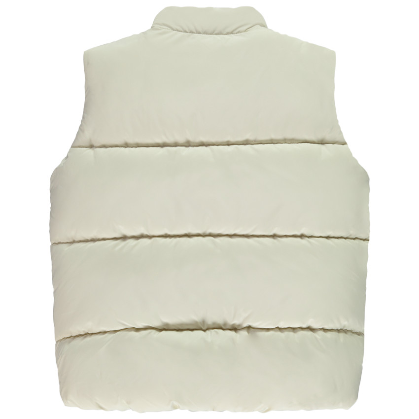 Mouwloze donsjas gevoerd met microfleece voor jongens 