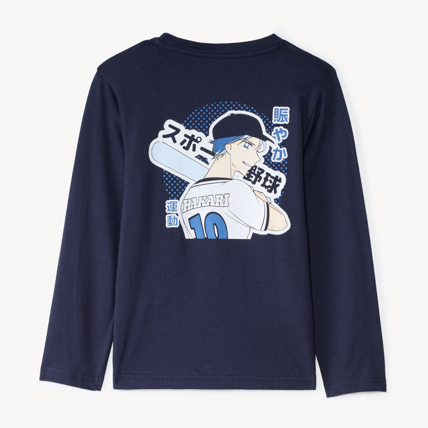 T-shirt manches longues printé manga garçon 