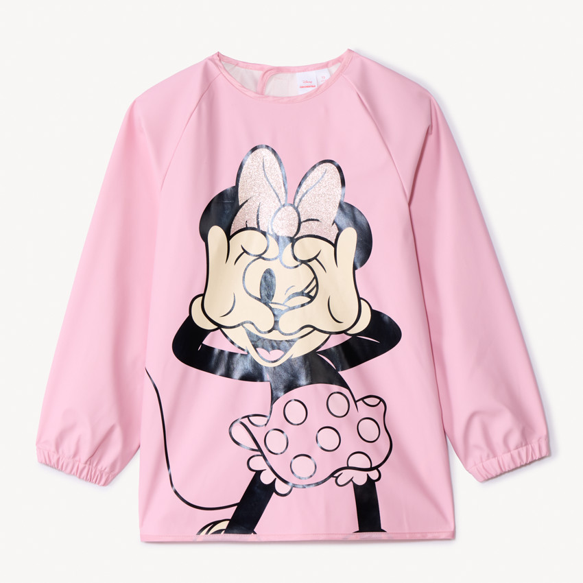 Schildergomschort Minnie Disney voor meisjes met glitterprint 