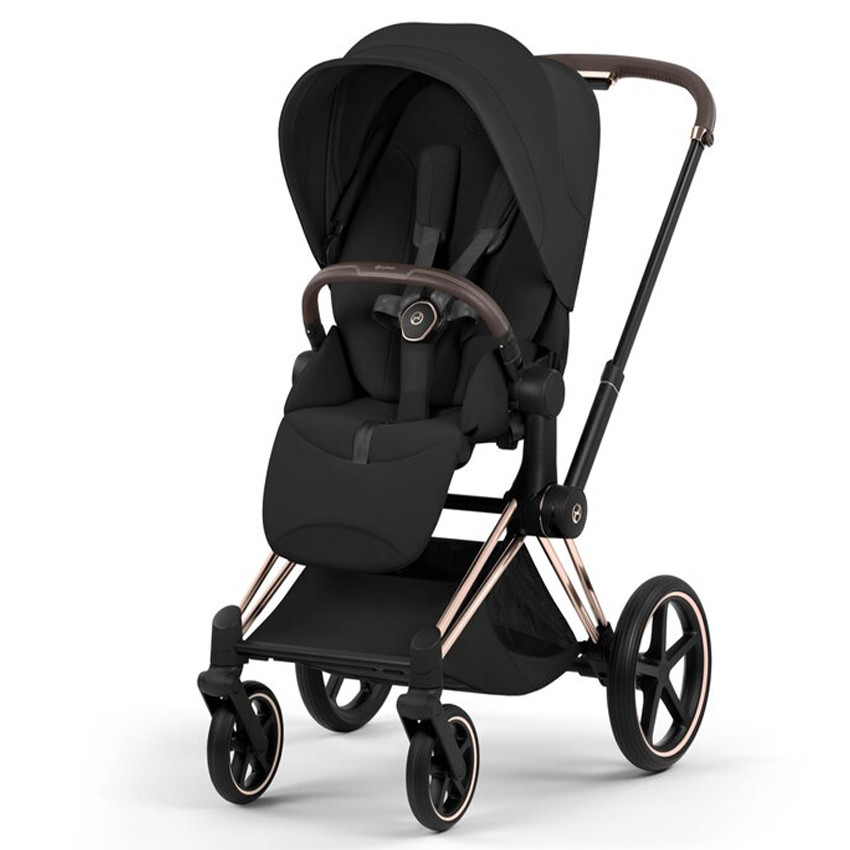 Zitbekleding kinderwagen Priam/e-Priam-Style Collection Sepia Black 