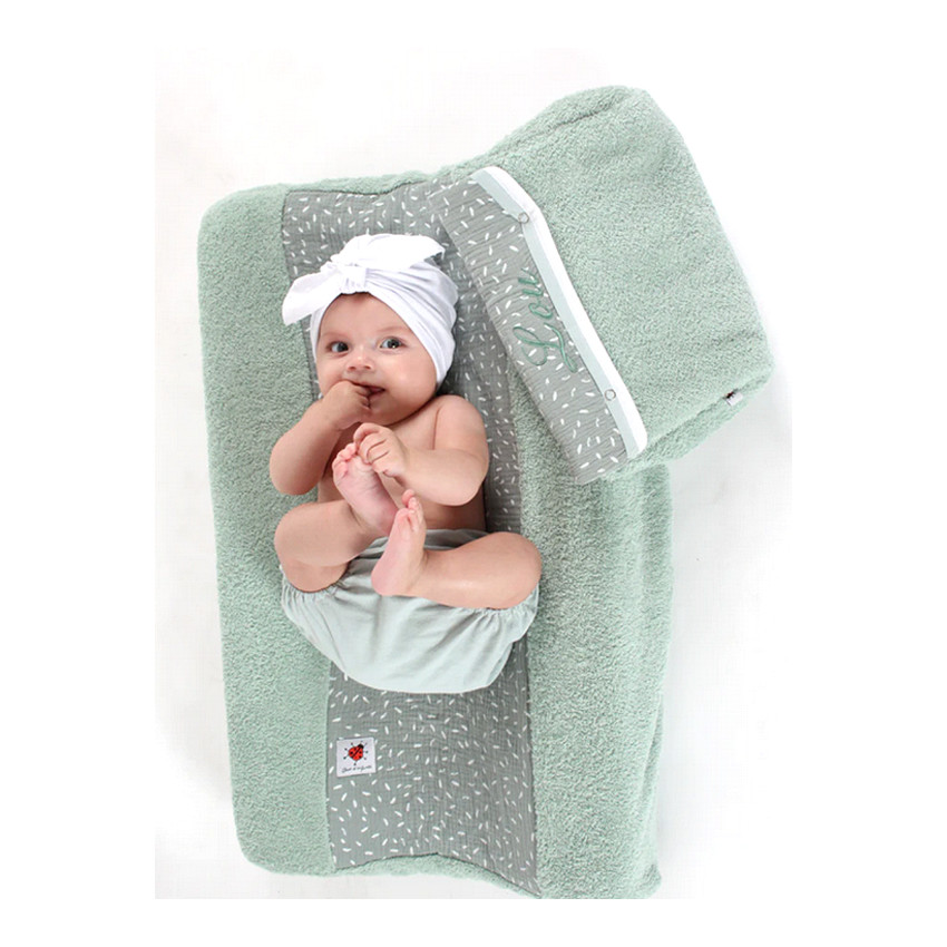 Housse de matelas à langer personalisable - Petite Plume 