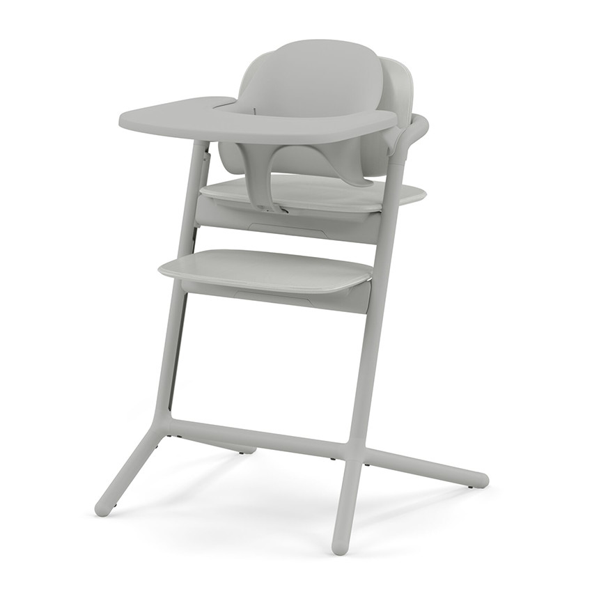 Chaise-haute évolutive Lemo 4 en 1 suede grey 