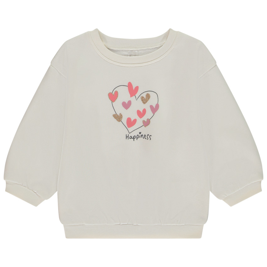 Fleece sweatshirt met fantasieprint voor meisjes 