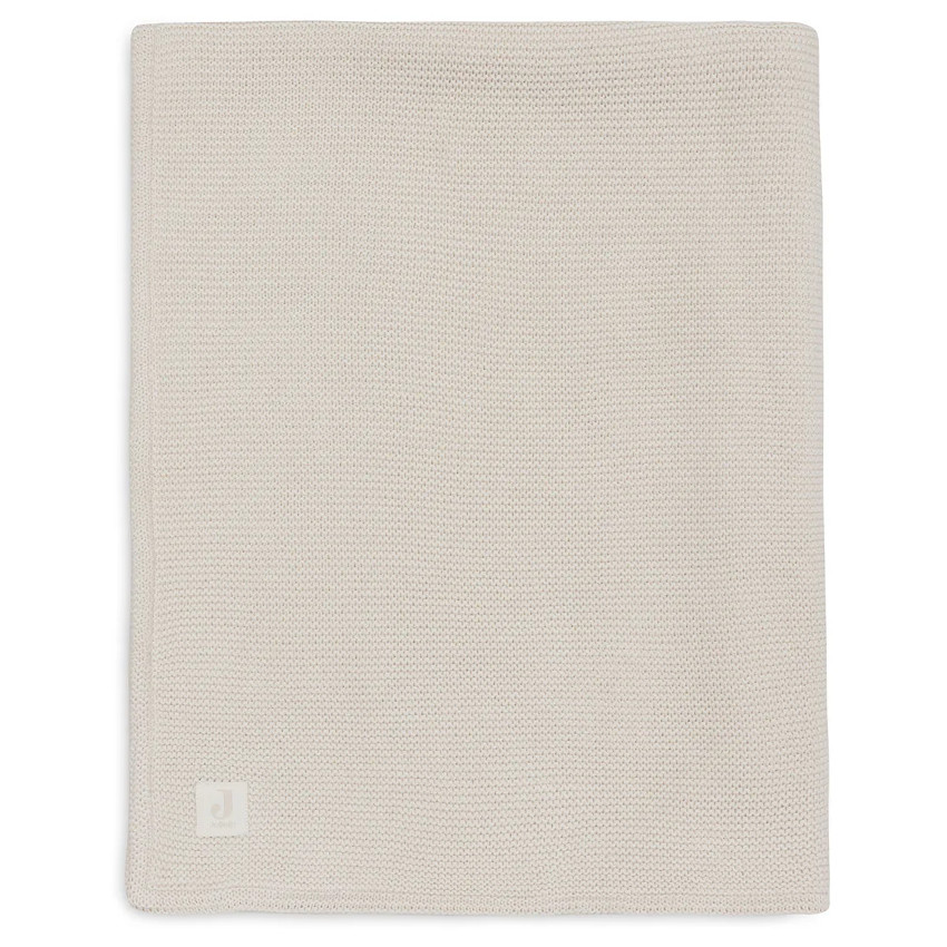 Couverture lit bébé Box Knit - Sable chaud/Velvet -100x150 cm 
