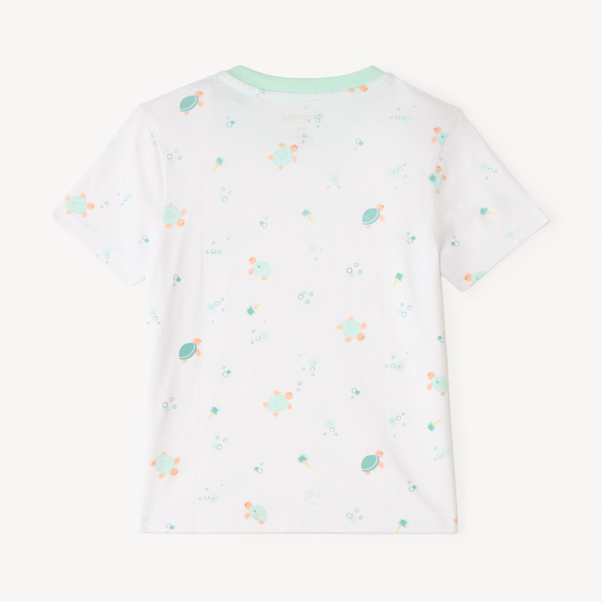 T-shirt manches courtes imprimé tortues pour bébé garçon 