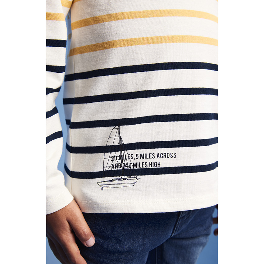 Matrozenshirt van jersey met prints voor jongens 