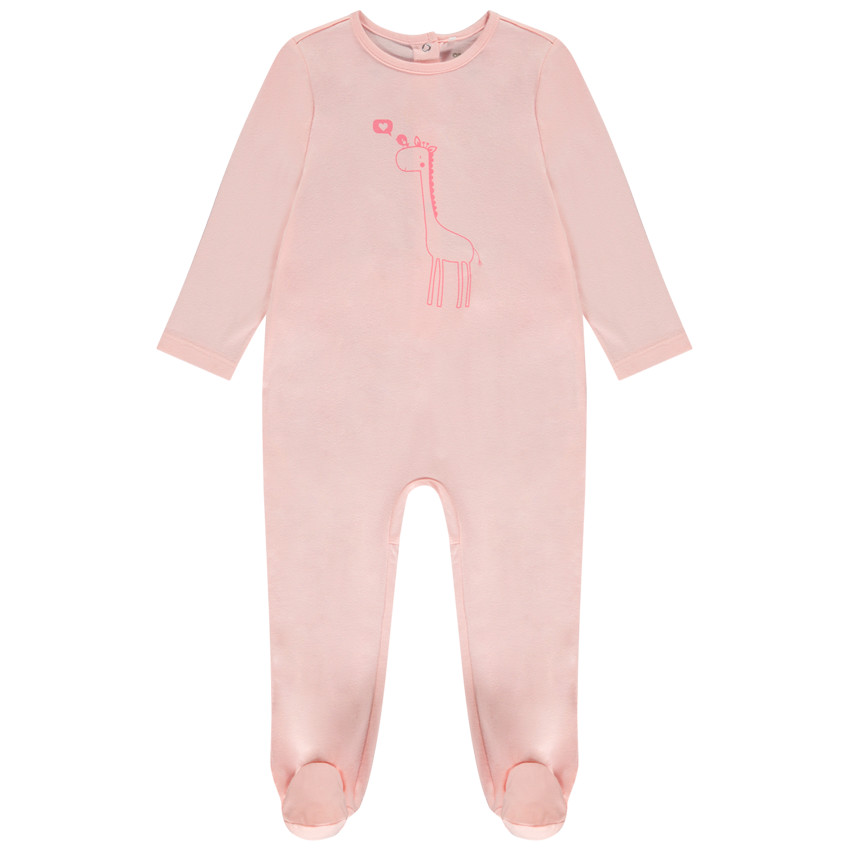 Dors-bien en jersey avec print fantaisie pour bébé fille 