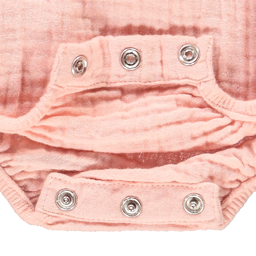 Body sans manches à volants pour bébé fille 