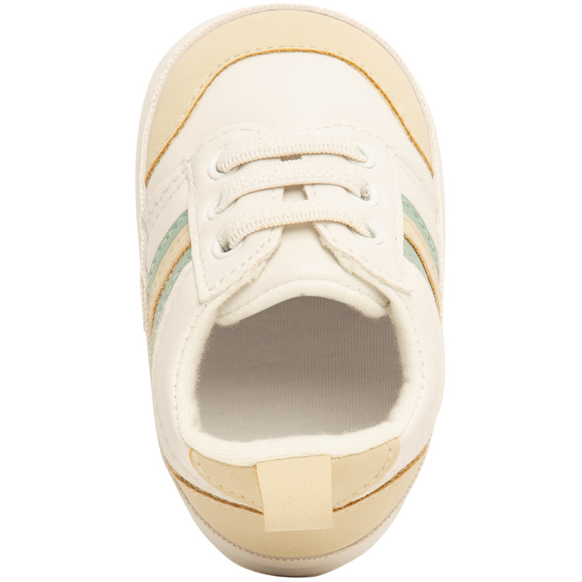 Baskets basses à lacets élastiqués pour bébé garçon 