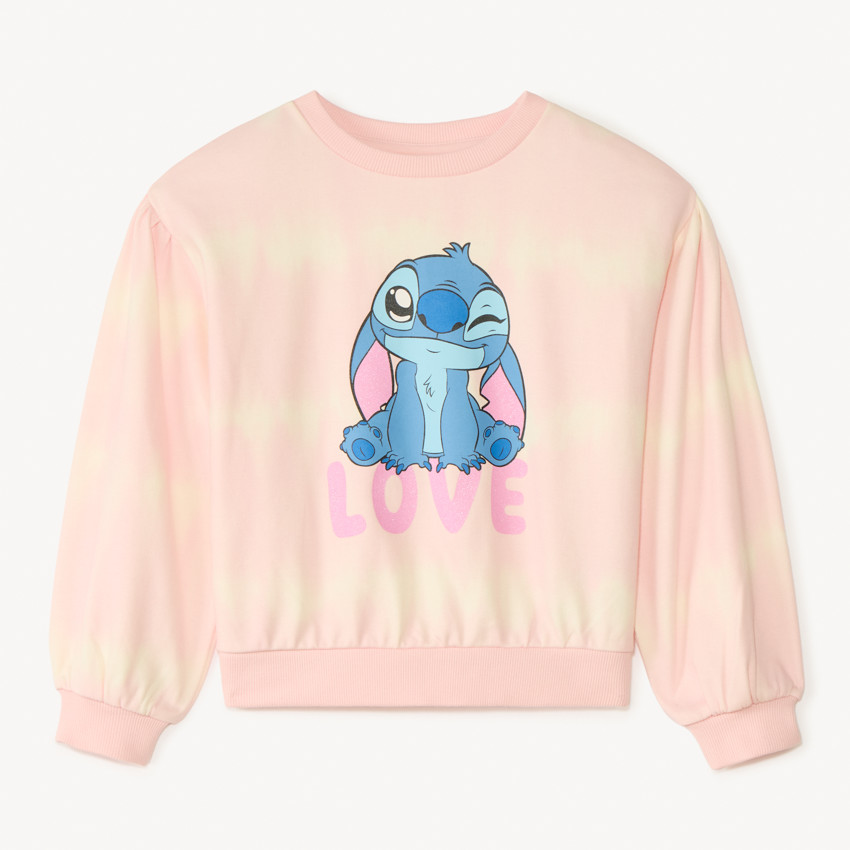 Oversized fleece sweatshirt met Stitch-print van Disney voor meisjes 