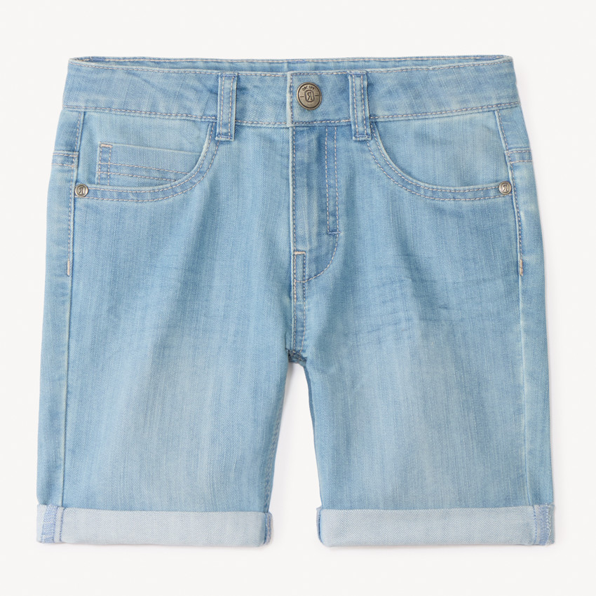 Bermuda en denim uni pour garçon 