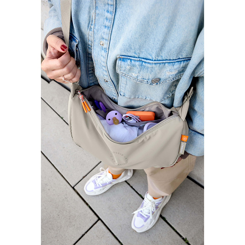 Sac banane Stretch Up rangement clés-téléphone-sucette etc...  Beige 