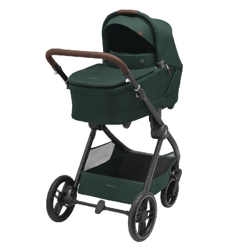 Kinderwagen + draagmand Oxford Plus Twillic Green 