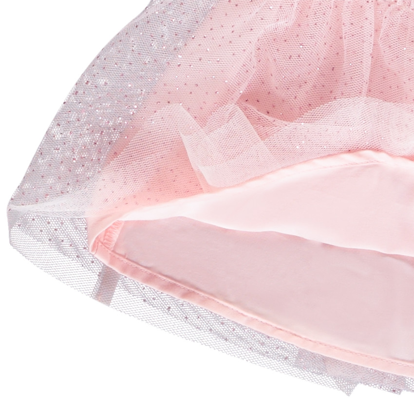 Rok in pailletten tule voor meisjes 