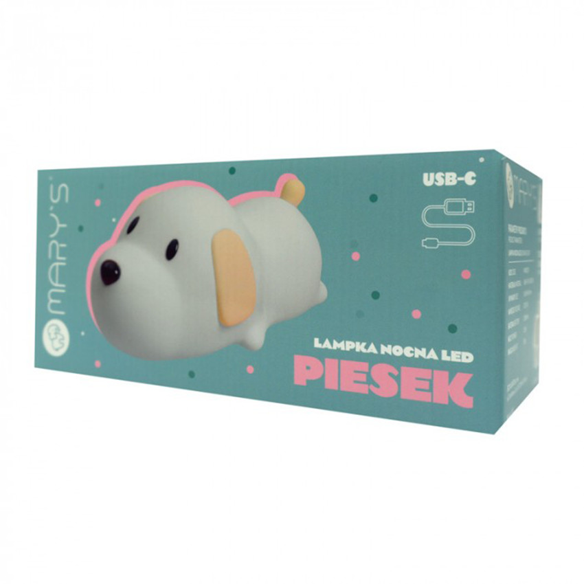 LED-nachtlampje Hond Wit 