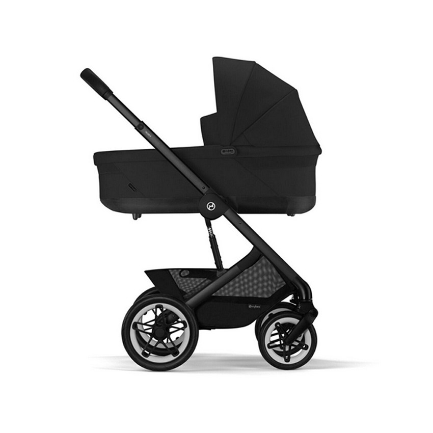 Poussette Talos S Lux Châssis Noir - Moon Black 