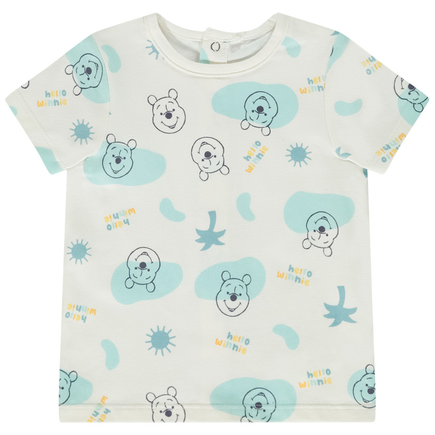 T-shirt met korte mouwen bedrukt Winnie voor babyjongen 