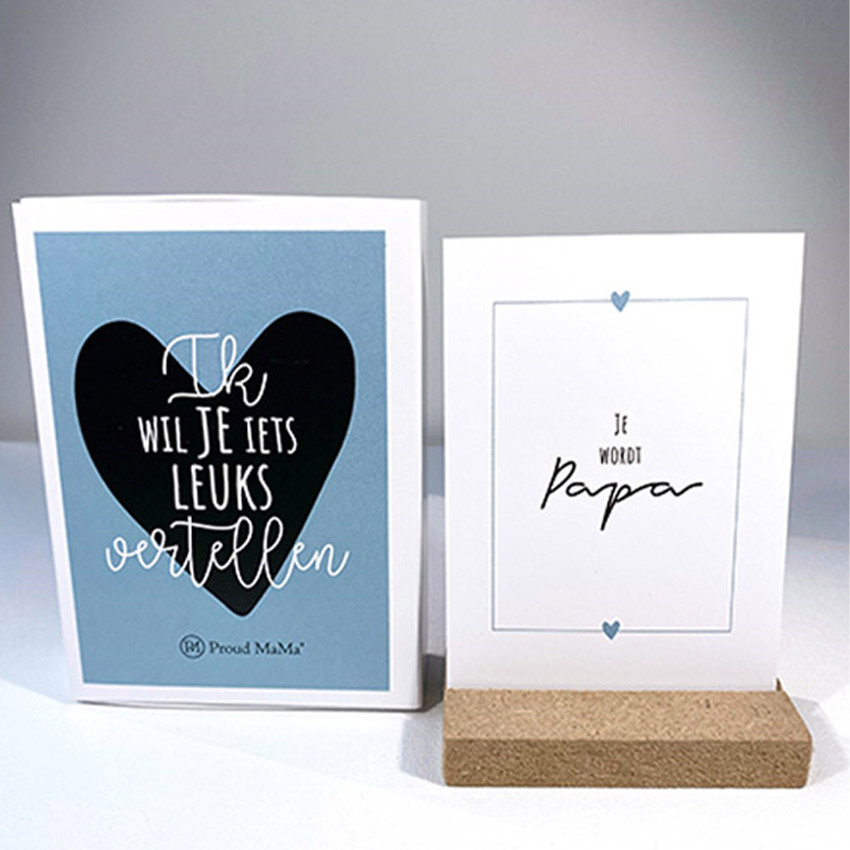 Boîte cadeau Ik wil je iets leuks vertellen - Je wordt papa 