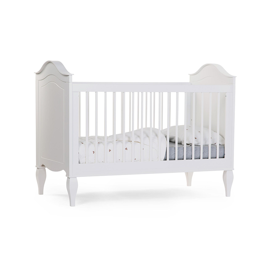 Lit évolutif Romantic 70 x 140 cm - Blanc 