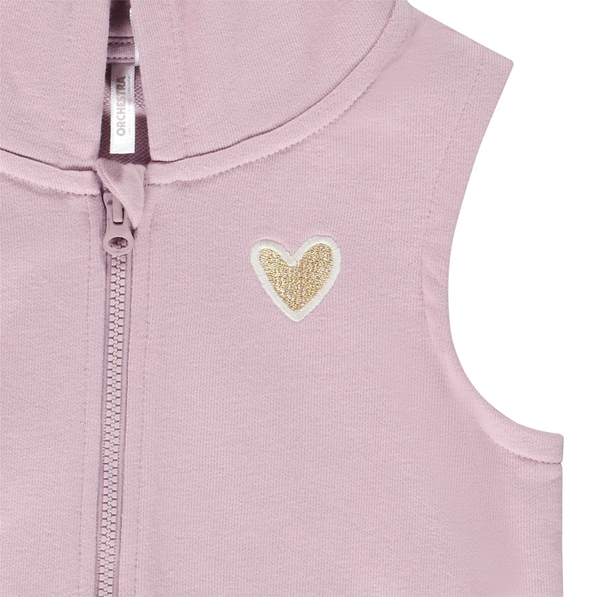 Vest zonder mouwen + T-shirt met lange mouwen + Legging voor baby meisje 