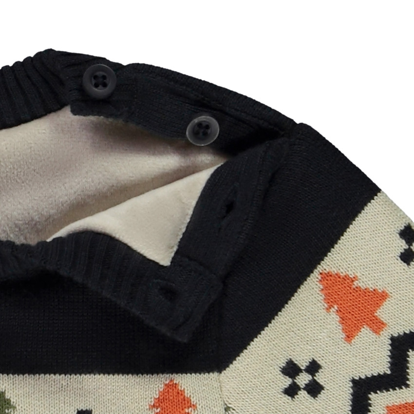 Trui met fantasieprint voor babyjongen 