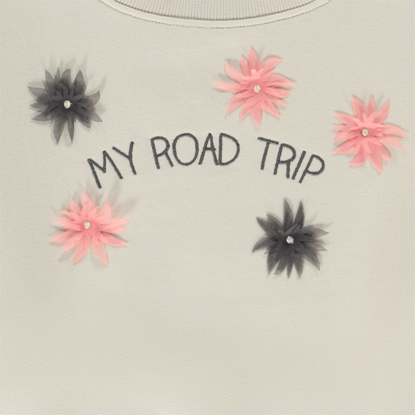 Sweat oversize My Road-Trip in Sicily pour fille 