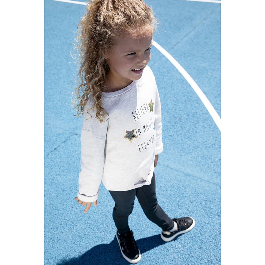 Set van 2 unis leggings met stiksels voor meisjes 