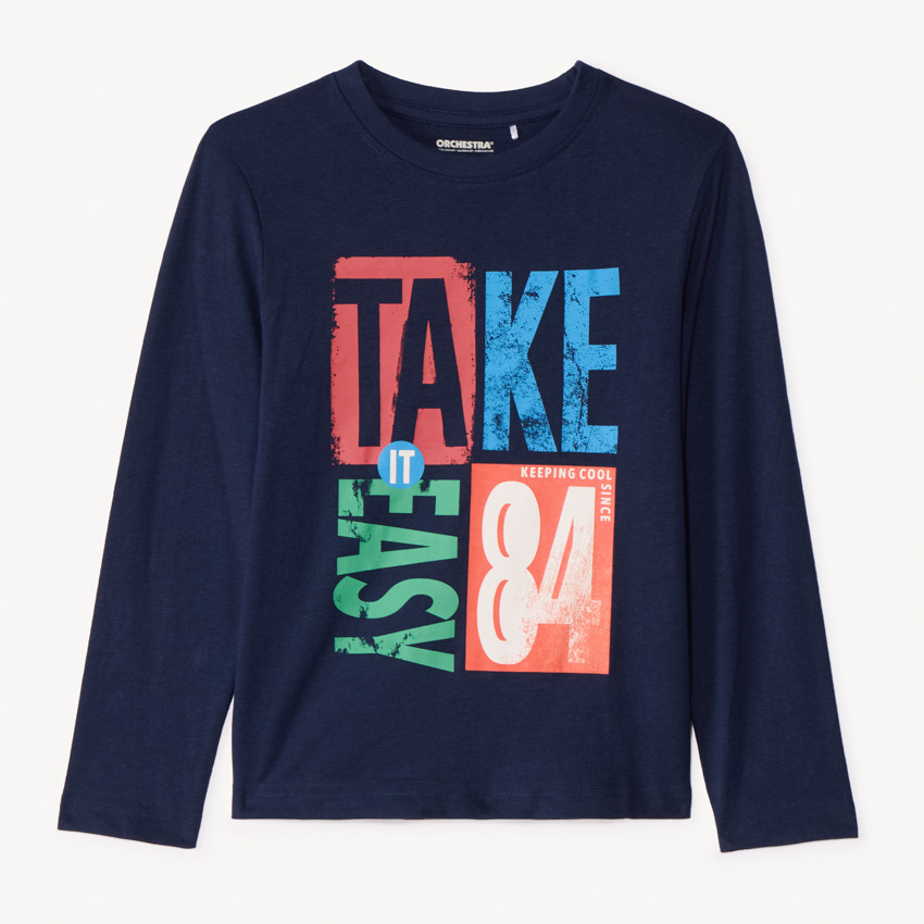 T-shirt manches longues printé garçon 