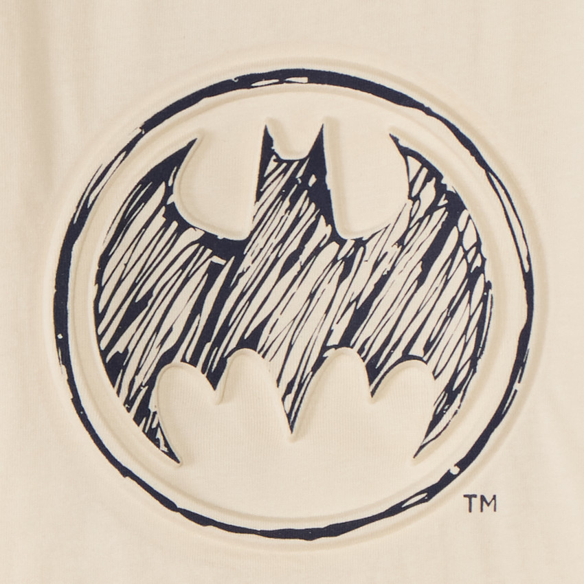 T-shirt manches longues print Batman Warner en relief pour bébé garçon 