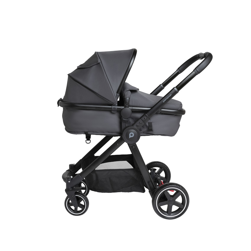 Poussette trio combiné Sienna + siège-auto i-Prim gris chiné 
