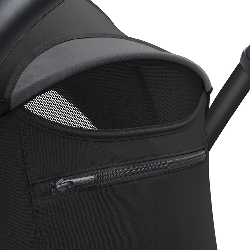 Kinderwagen Stokke® YOYO³ vanaf 6 maanden - Frame zwart/Zwart 