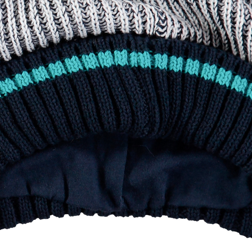 Tricotmuts met geïntegreerd vizier 