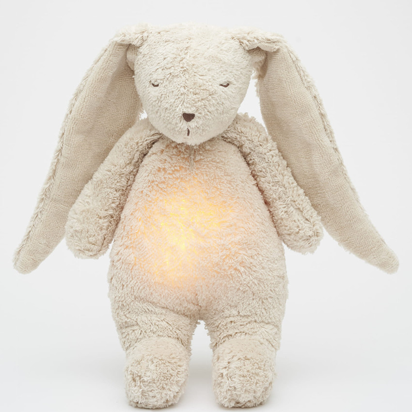 Knuffel Nachtlamp The Humming Bunny 2.0 Sand 