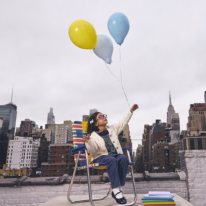 Gilet manches longues uni en tricot point de riz torsadé pour fille 