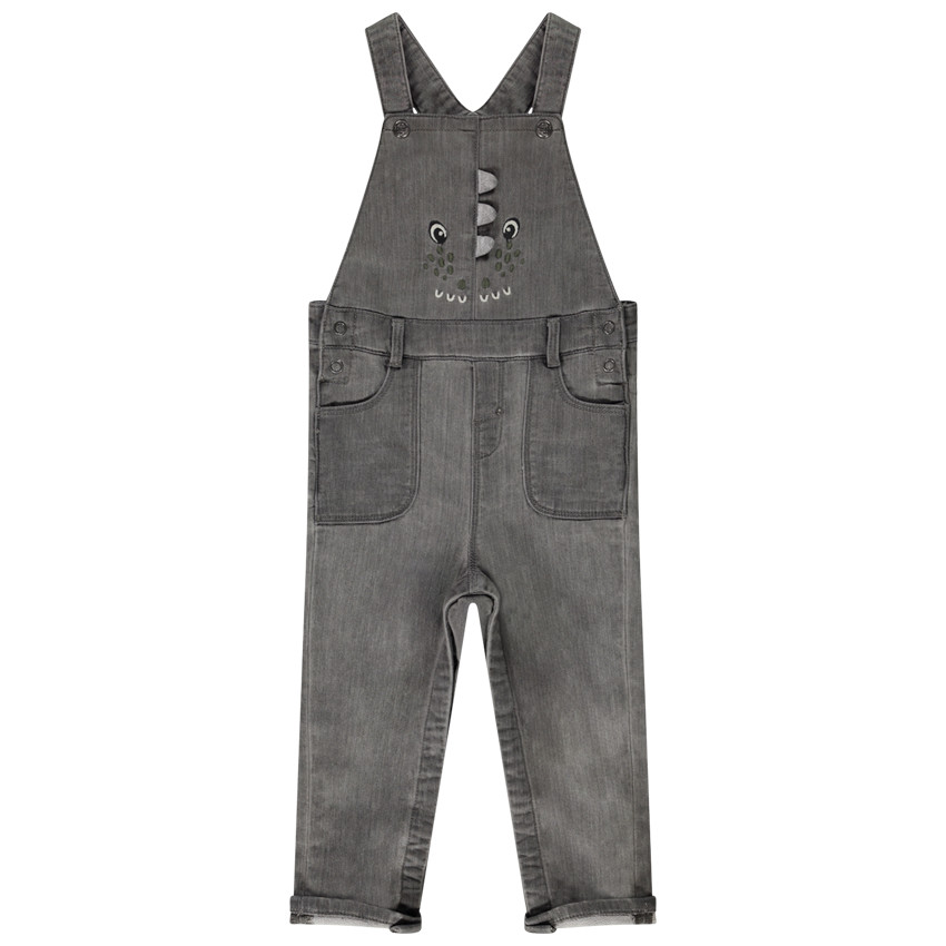 Salopette longue effet denim pour bébé garçon 