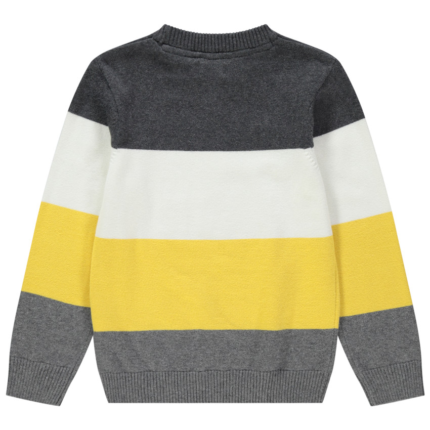 Pull en tricot esprit "color block" pour enfant garçon 