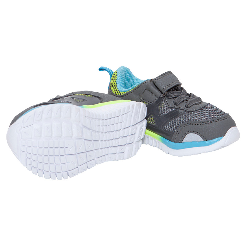 Sportieve sneakers met elastische veters en klittenbandsluiting 