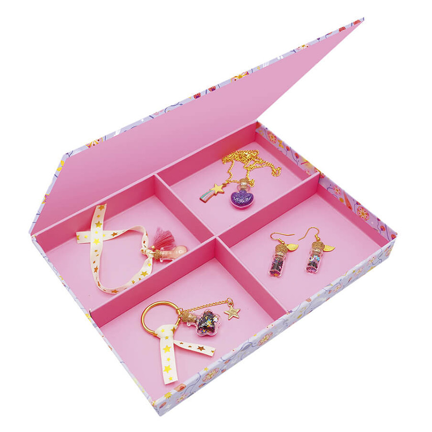 Creatieve kit Set van 4 Fairy Flask Jewels om te creëren 