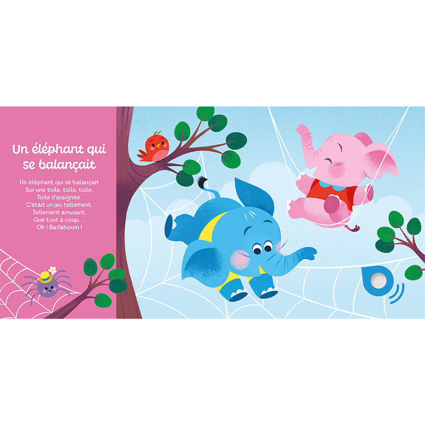 Boek FR soundboek "Mes comptines pour rigoler" 1jaar+ 