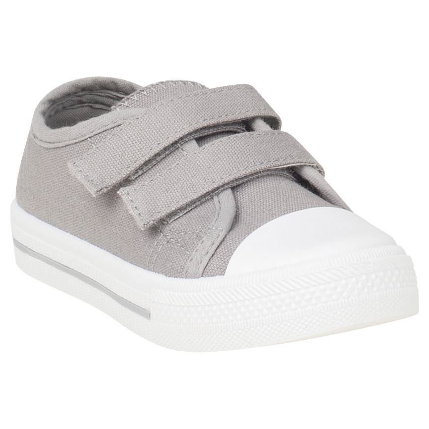 Baskets basses en toile à scratchs du 29 au 35 