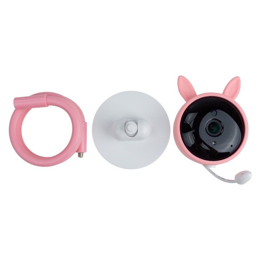 Babyphone vidéo Lapin Rose 