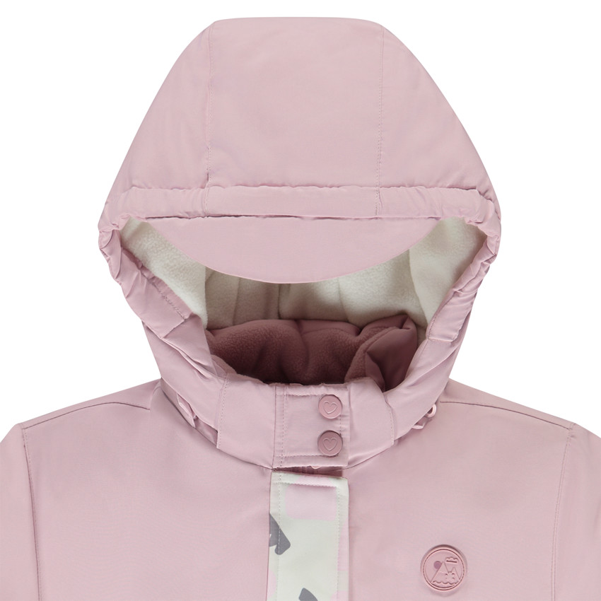 Combinaison de ski imprimé arty pour fille 