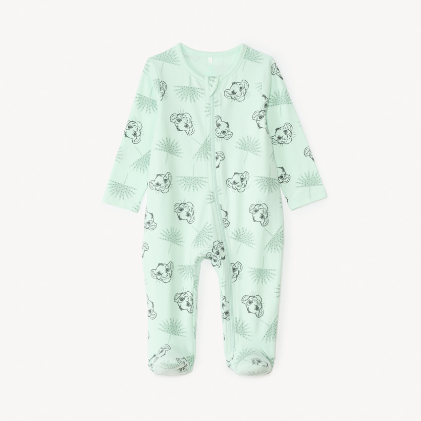 Dons-bien met ritssluiting aan de voorkant, bedrukt met Disney's De Leeuwenkoning voor babyjongens. 